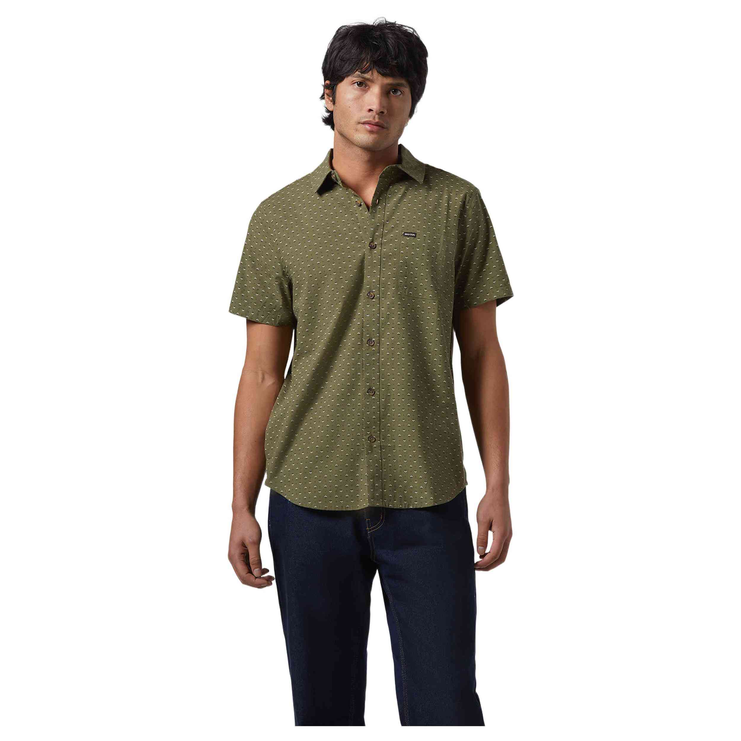 Camisa Brixton Charter Print