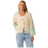 Cardigan Rip Curl Bossa Nova Jacquard "Beige"