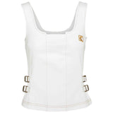 Camiseta De Tirantes Karl Kani Top Vaquero De Mujer Karl Kani Og Denim Top
