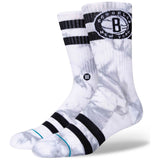 Calcetines Stance Casual Nba Nets Dyed Crew Socks "Grey"