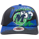 Gorra Mitchell & Ness Dallas Mavericks Hyper Black