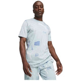 Camiseta De Manga Corta Puma Love Aop Turquoise