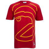 Camiseta De Manga Corta Mitchell & Ness Atlanta Hawks Red Big & Tall Face T-Shirt