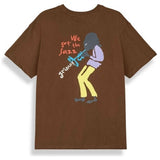 Camiseta De Manga Corta Grimey The So What Regular Chocolate