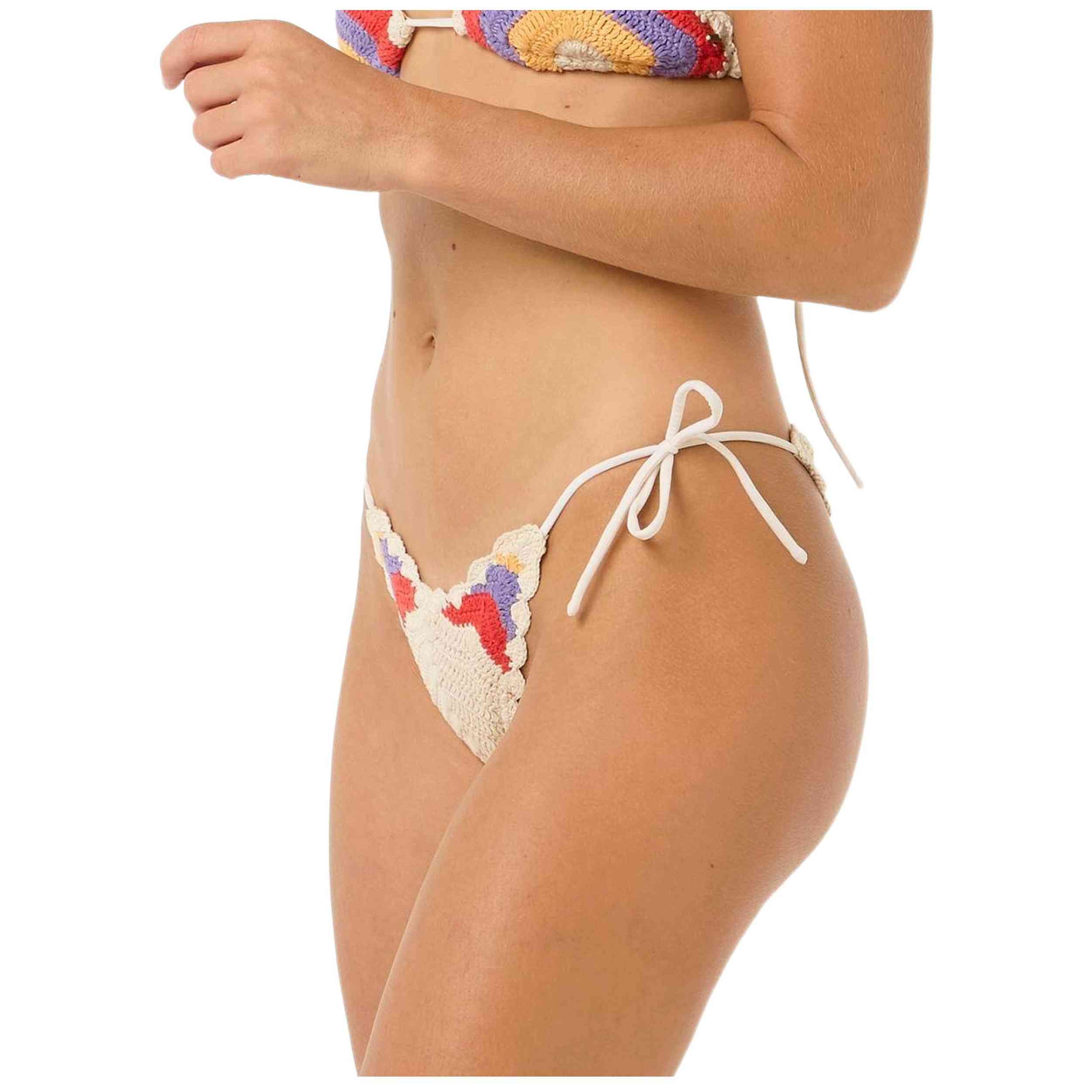 Braguita De Bikini Rip Curl Cove Crochet High Leg Skimpy