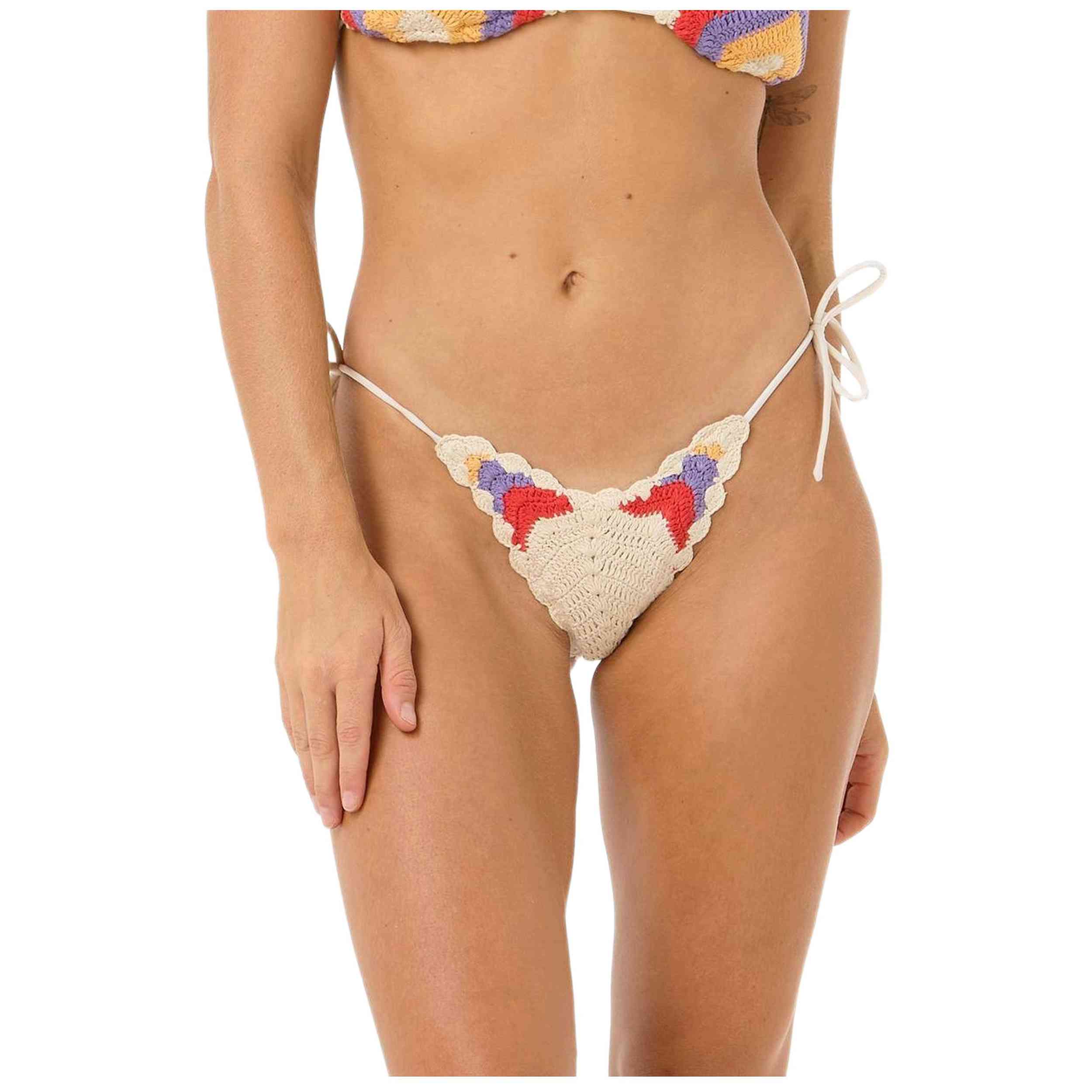 Braguita De Bikini Rip Curl Cove Crochet High Leg Skimpy