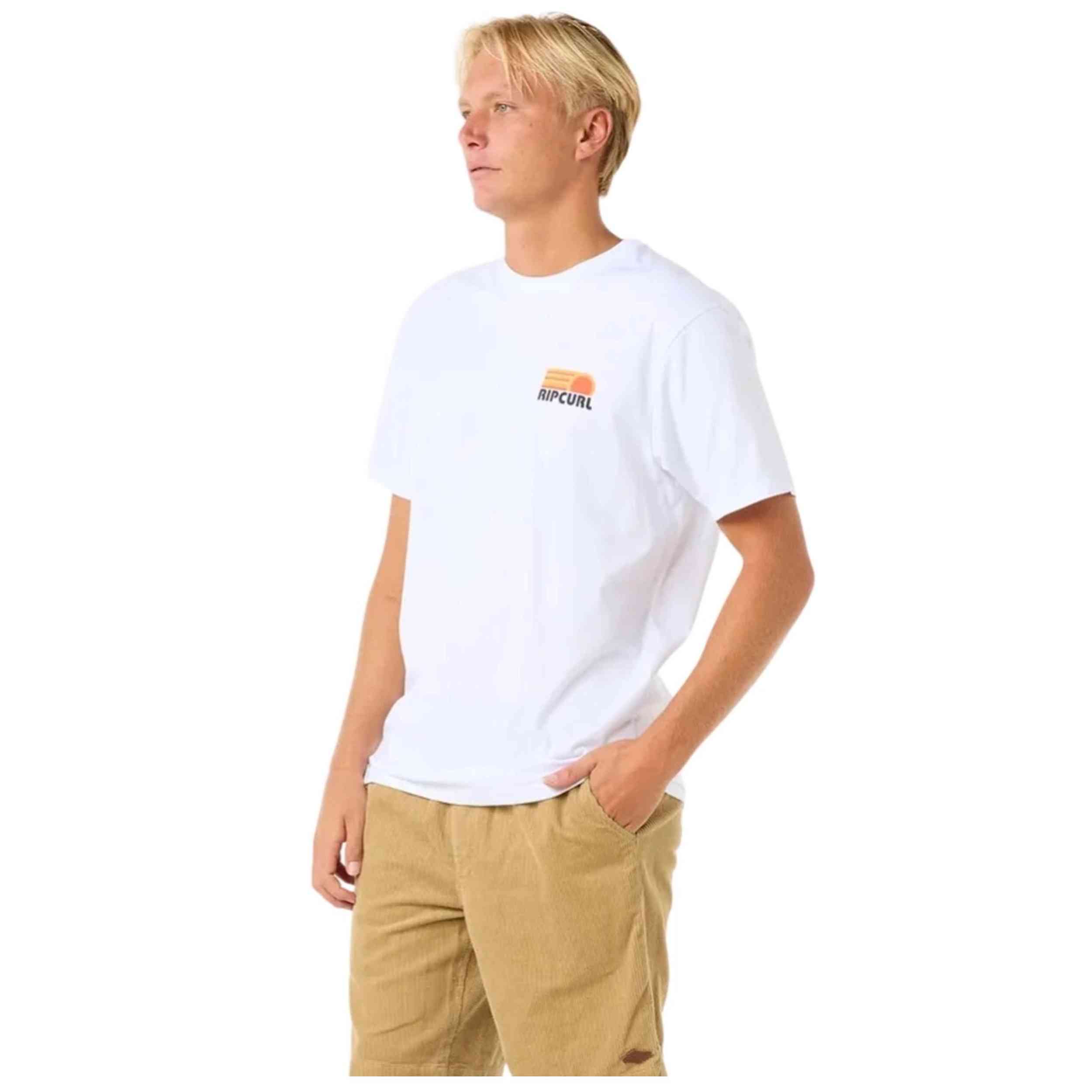 Camiseta De Manga Corta Rip Curl Surf Revival Stacked