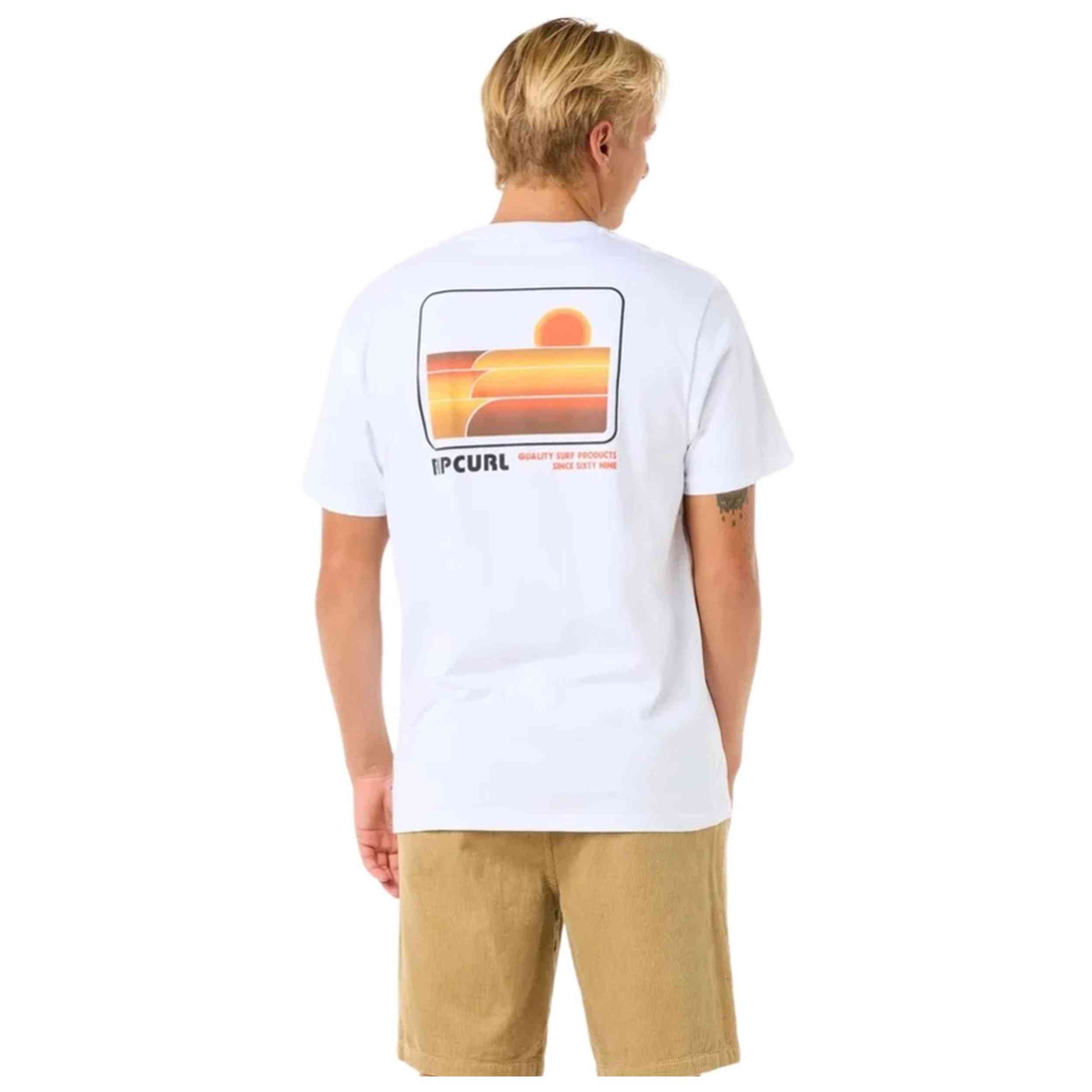 Camiseta De Manga Corta Rip Curl Surf Revival Stacked