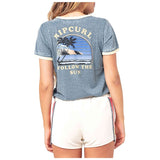 Camiseta De Manga Corta Rip Curl Surf Side Ringer