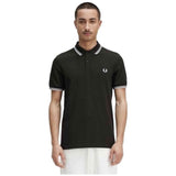 Polo De Manga Corta Fred Perry Twin Tipped "Verde"
