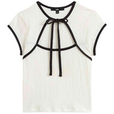 Camiseta De Manga Corta Vans Camisetas Vans Kari Tie Neck Top Clas