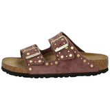 Sandalias Birkenstock Arizona Rivets Suede"Mauve"
