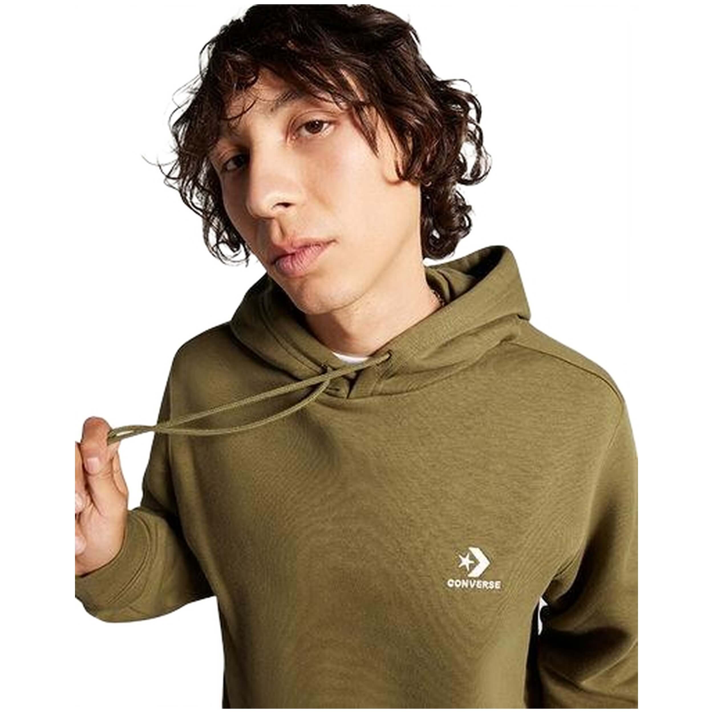 Sudadera Con Capucha Converse Standard Fit Left Chest Star Chev Emb