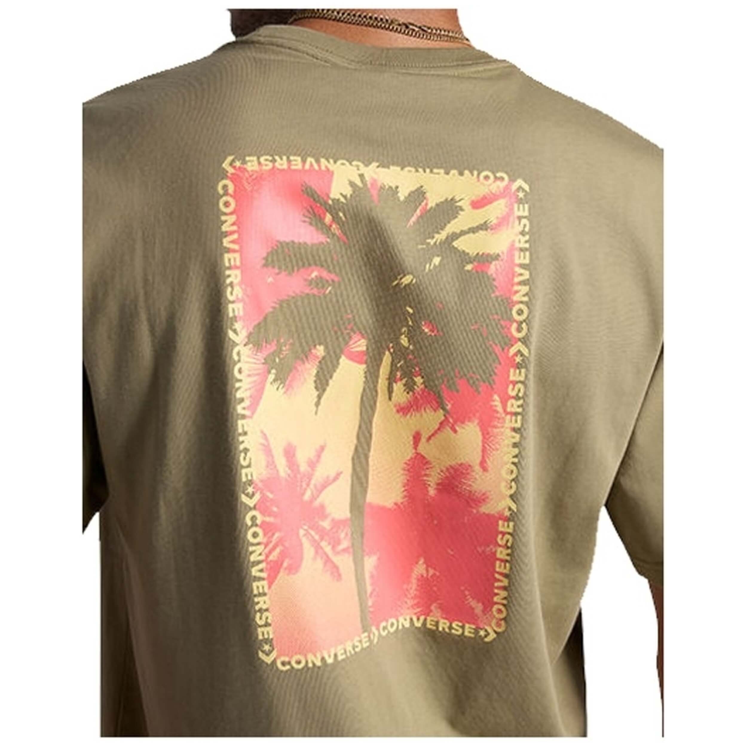 Converse Loose Fit Festival Palm Tree Tee Short Sleeve T-Shirt