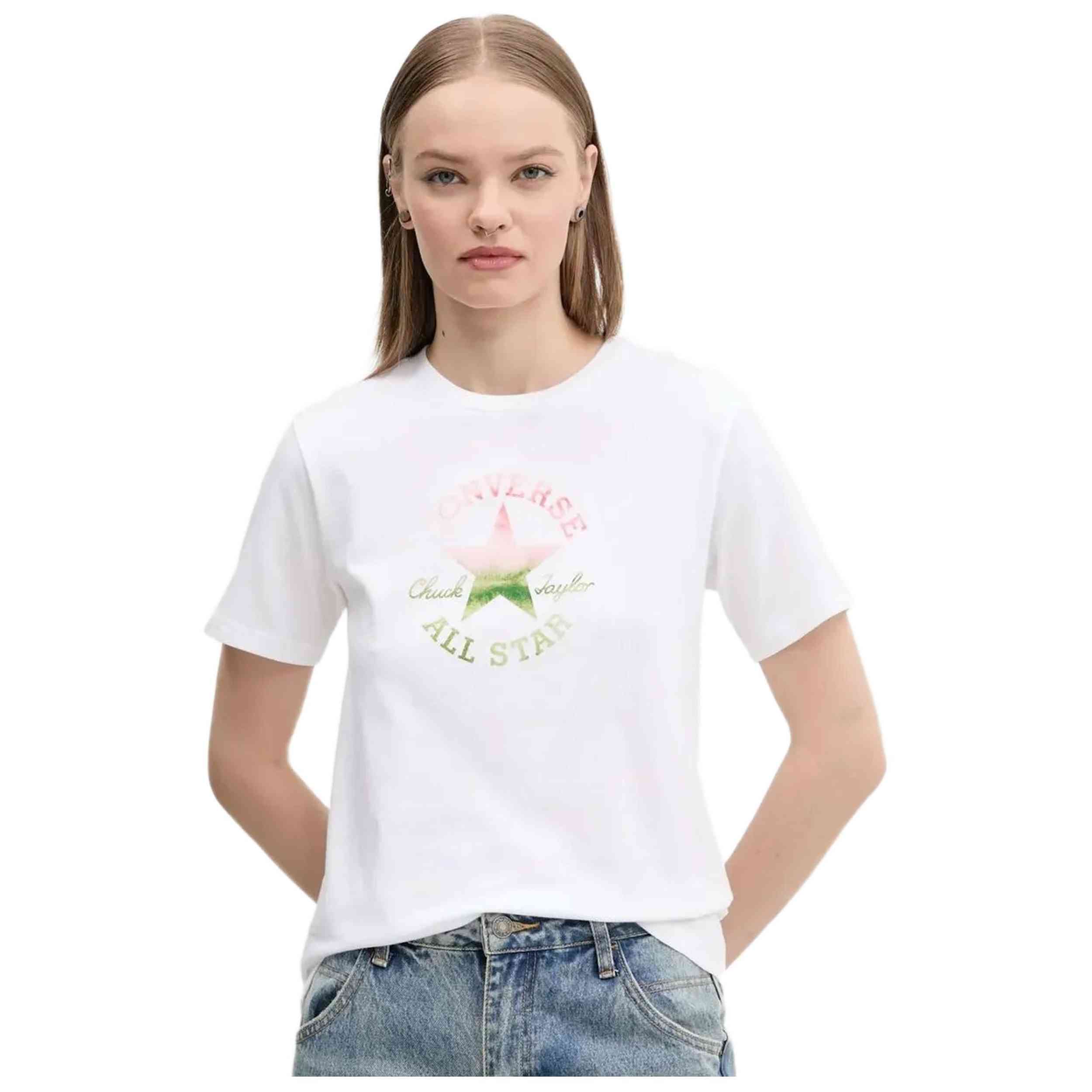 Camiseta De Manga Corta Converse Watercolor Chuck Taylor