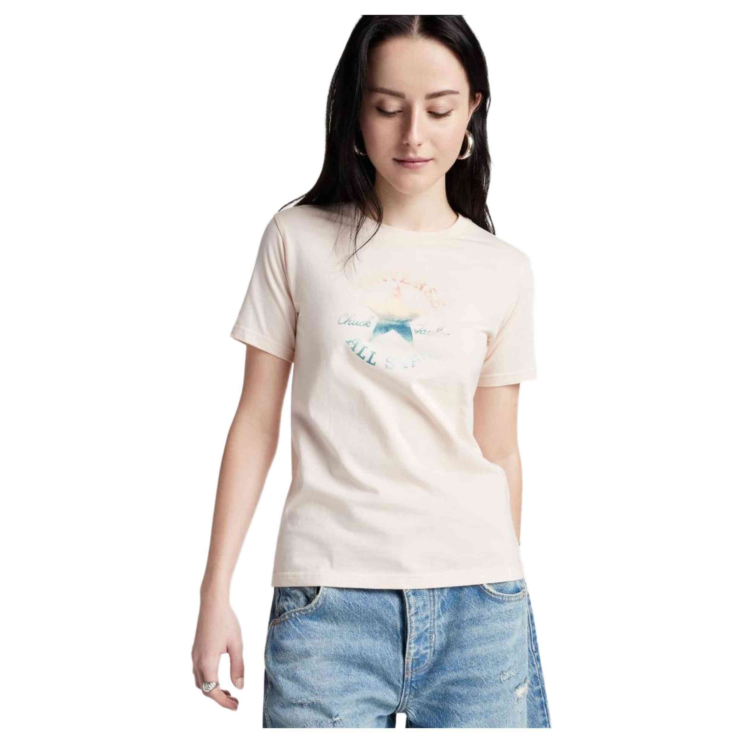 Camiseta De Manga Corta Converse Chuck Patch