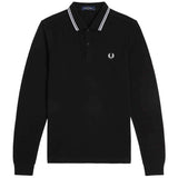 Polo De Manga Larga Fred Perry M3636 "Negro"