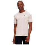 Camiseta De Manga Corta On Performance-T "Beige/Blanco"