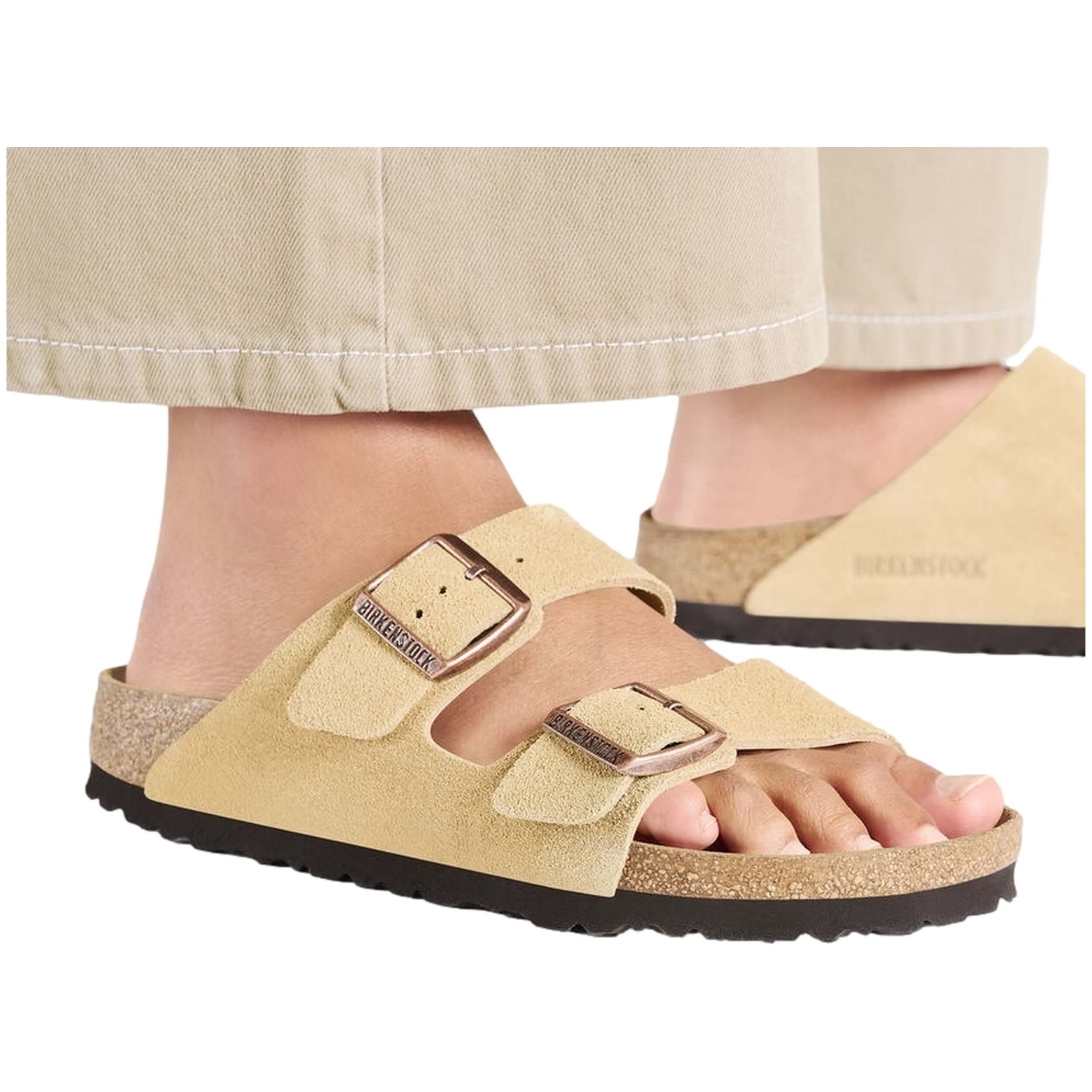 Birkenstock Arizona Vl Latte Cream Sandals