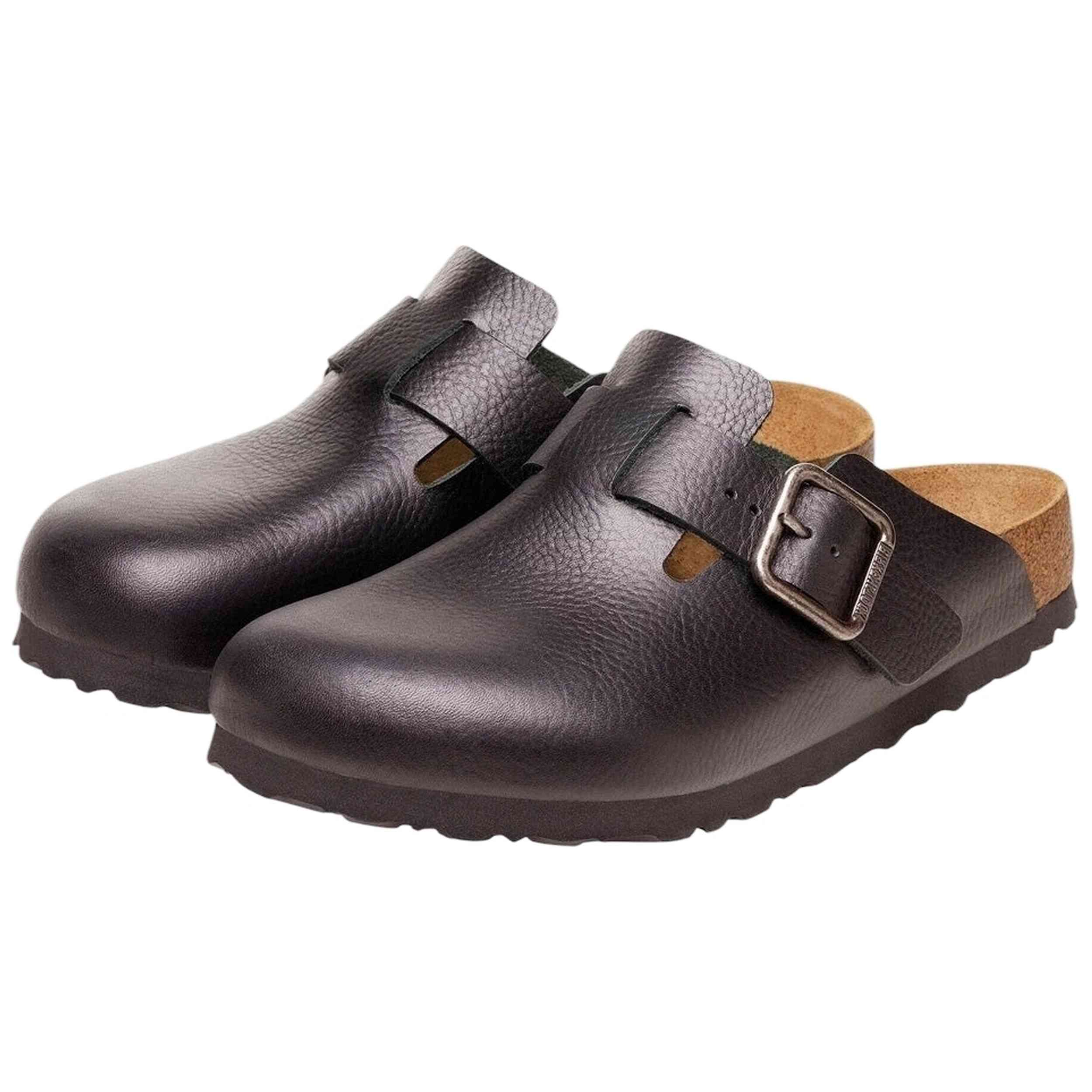 Zuecos Birkenstock Boston Wire Buckle "Negro"