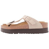 Sandalias De Plataforma Birkenstock Papilio Gizeh Platform "Sandcastle"