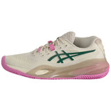 Zapatillas De Padel Asics Gel-Resolution X Padel "Soft Oat/Jewel Green"