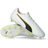 Botas De Futbol Puma King 20 Match Fg "Puma White-Glow"