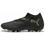 Botas De Futbol Puma Future 8 Match Mg "Puma Black-Fizzy Light-Green Terrain"