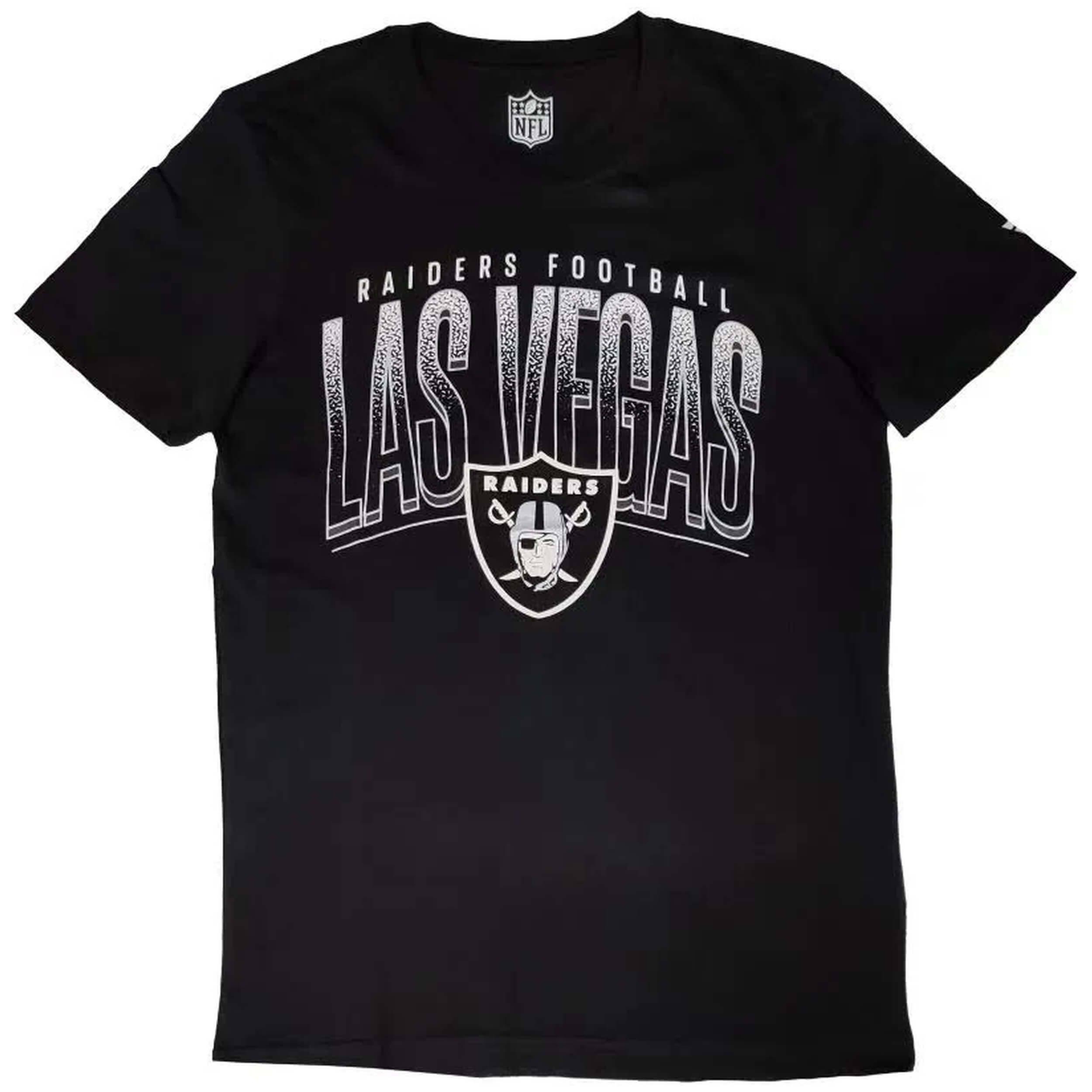 Camiseta De Manga Corta Fanatics Las Vegas Raiders Nfl Primary Logo Graphic