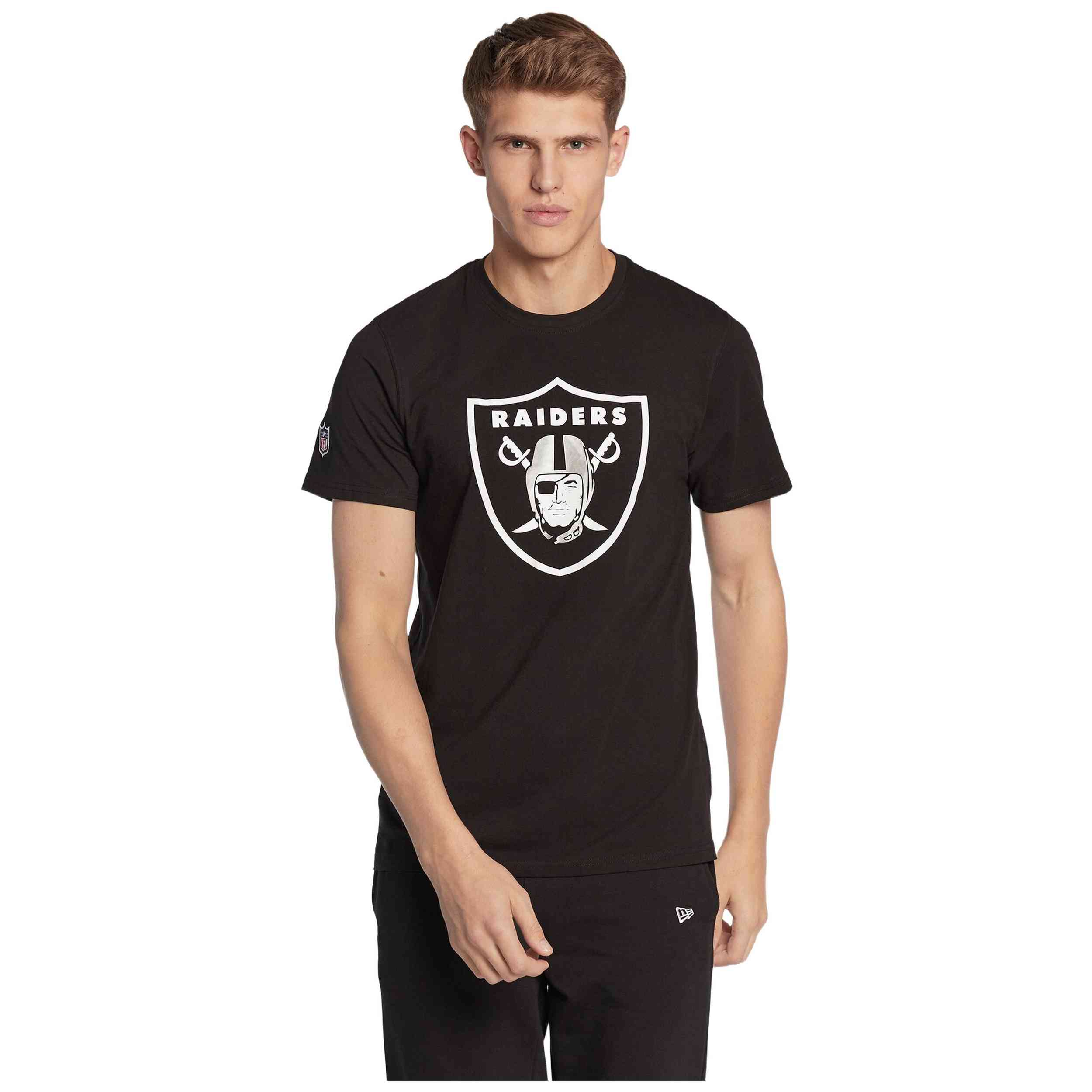 Camiseta De Manga Corta New Era Oakland Raiders