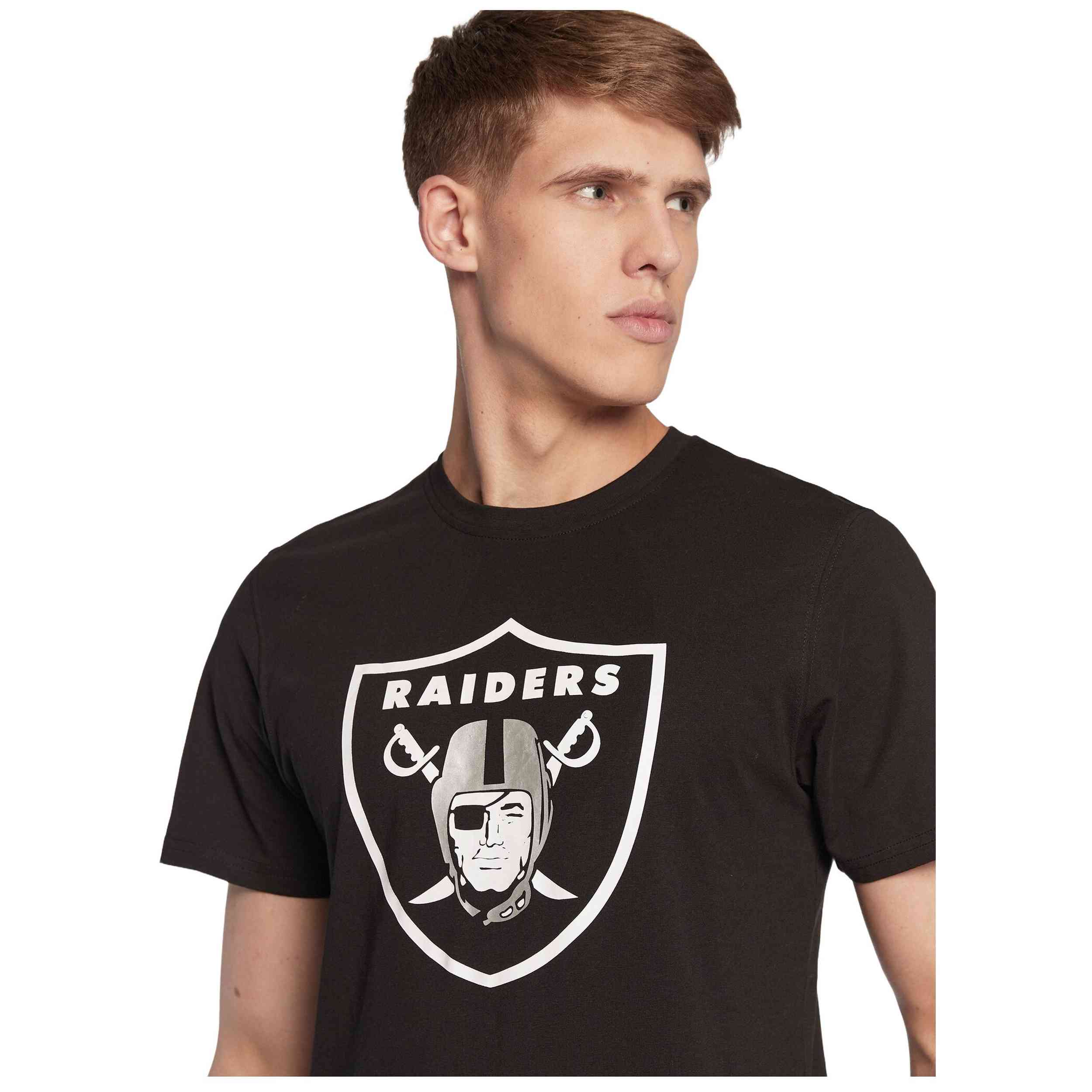 Camiseta De Manga Corta New Era Oakland Raiders