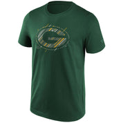 Camiseta De Manga Corta Fanatics Bay Packers Etch