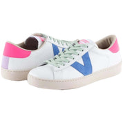 Victoria Berlin Leather &amp; Neon Sneakers