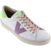 Victoria Berlin Leather &amp; Neon Sneakers