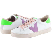 Victoria Berlin Leather &amp; Neon Sneakers