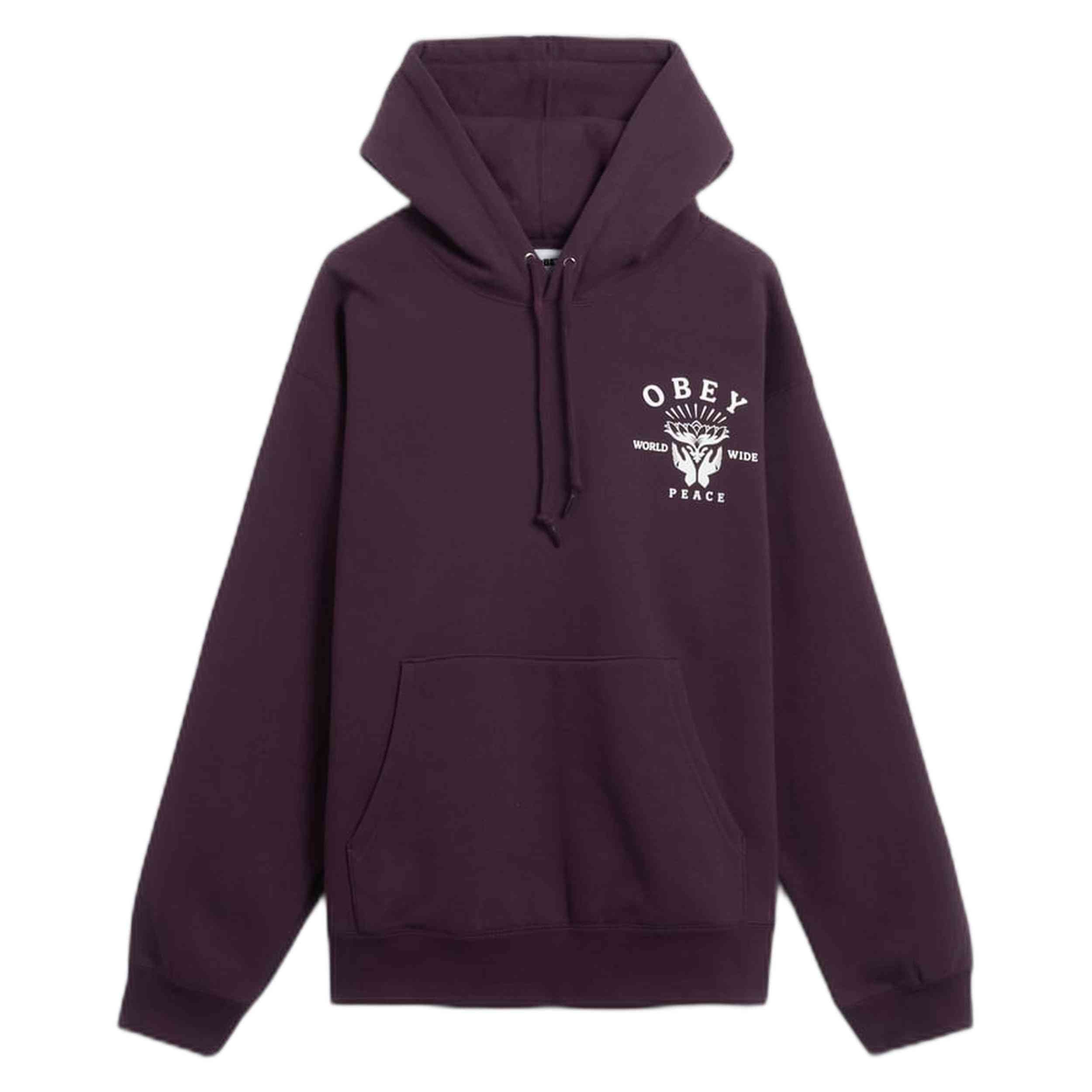 Sudadera Con Capucha Obey Lotus With Hands