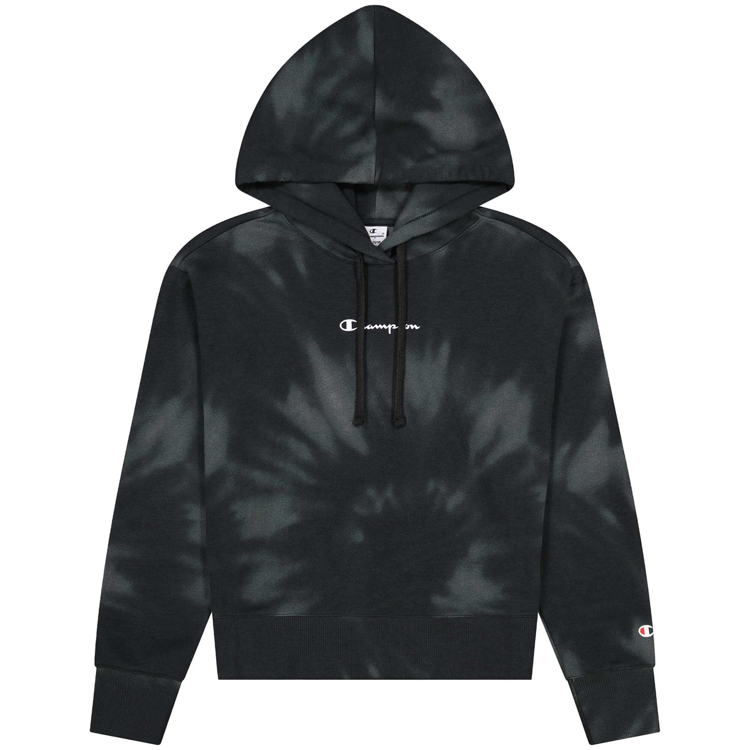 Sudadera Con Capucha Champion Tie-Dye Print Cropped Hoodie