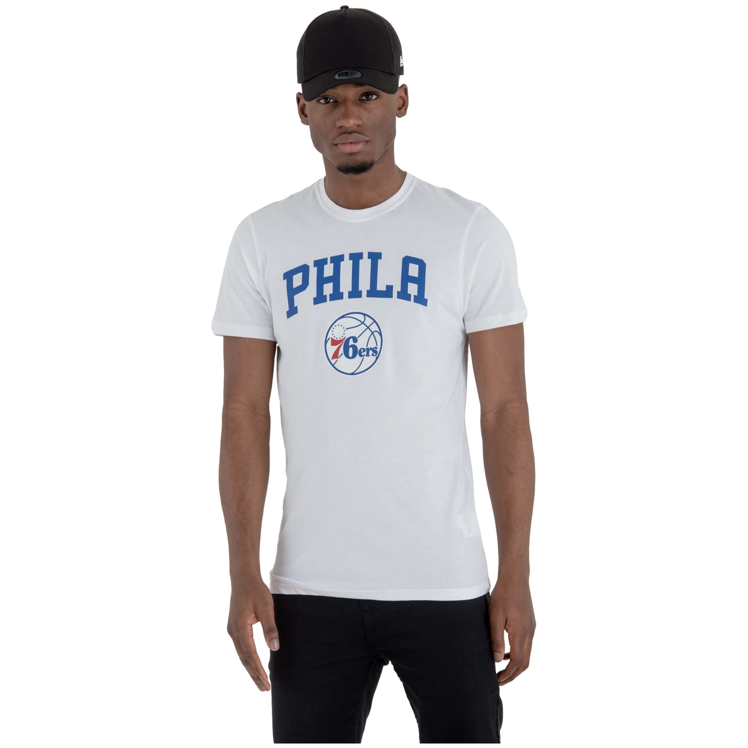 Camiseta De Manga Corta New Era Philadelphia 76Ers