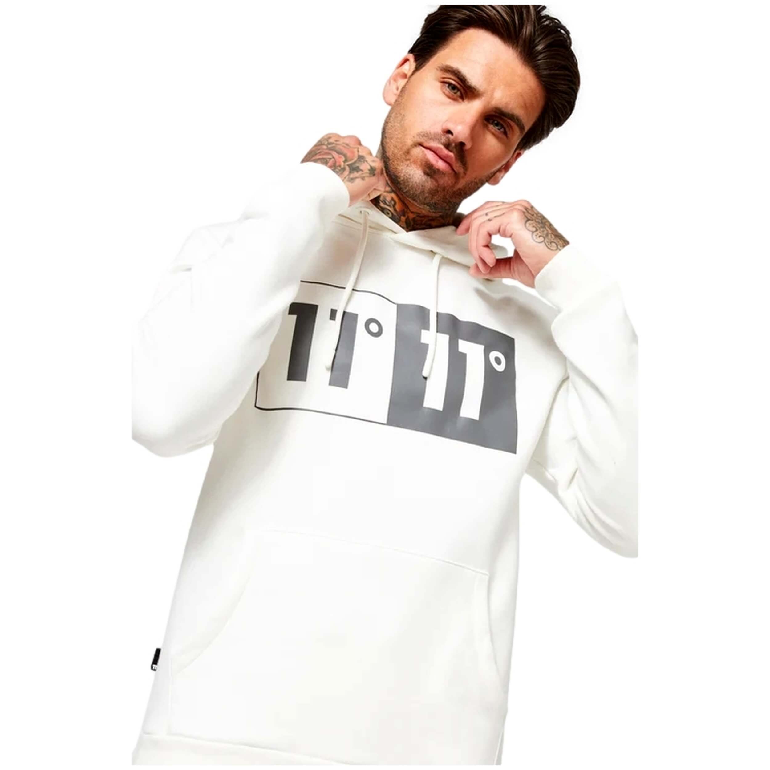Sudadera Con Capucha 11 Degrees Graphic - Coconut