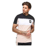 11 Degrees Color Block Taped Short Sleeve T-Shirt