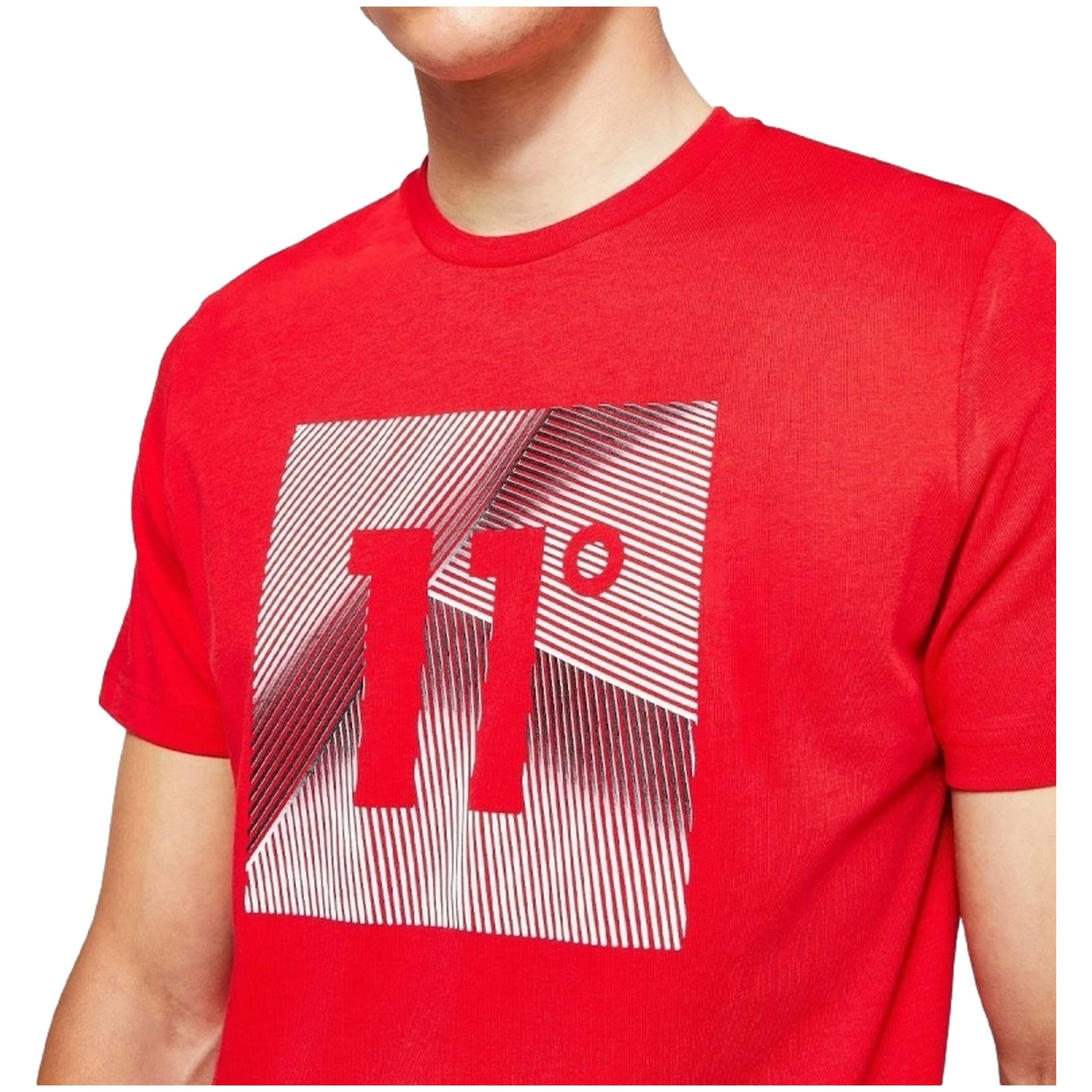 Camiseta De Manga Corta 11 Degrees 3D Linear Gradient - Goji