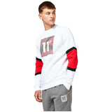 11 Degrees 3D Linear Gradient Sweatshirt
