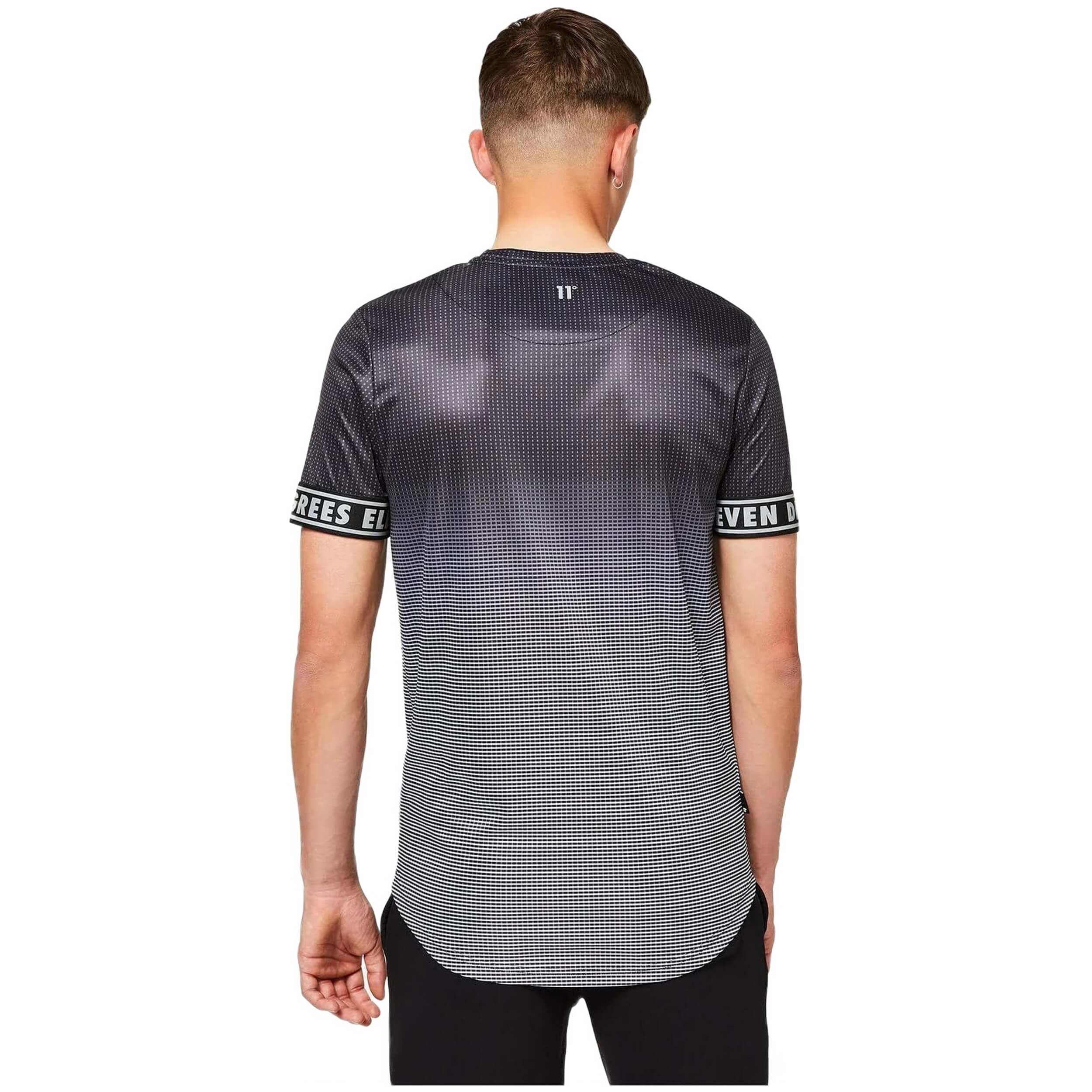 Camiseta De Manga Corta 11 Degrees Geo Fade Muscle Fit -