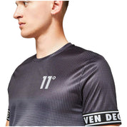 Camiseta De Manga Corta 11 Degrees Geo Fade Muscle Fit -
