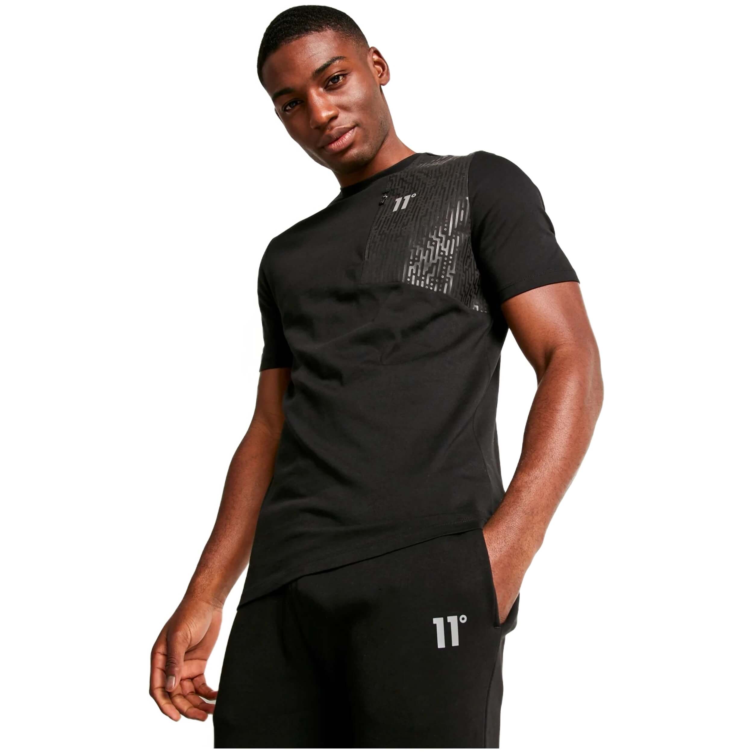 Camiseta De Manga Corta 11 Degrees Mixed Fabric