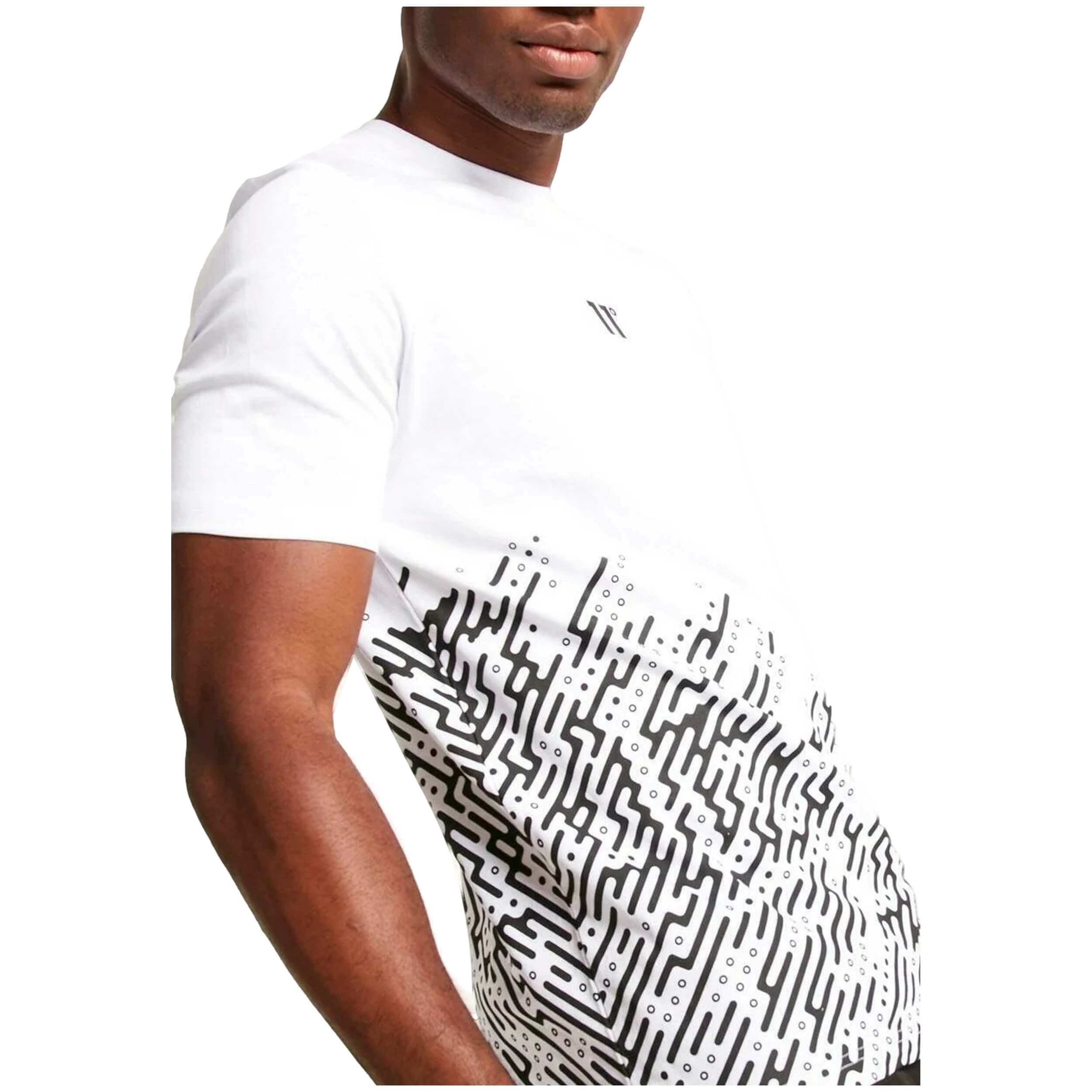Camiseta De Manga Corta 11 Degrees Placement Circuit Print -