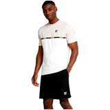 11 Degrees Cut Sew Taped Short Sleeve T-Shirt - Coconut Stone