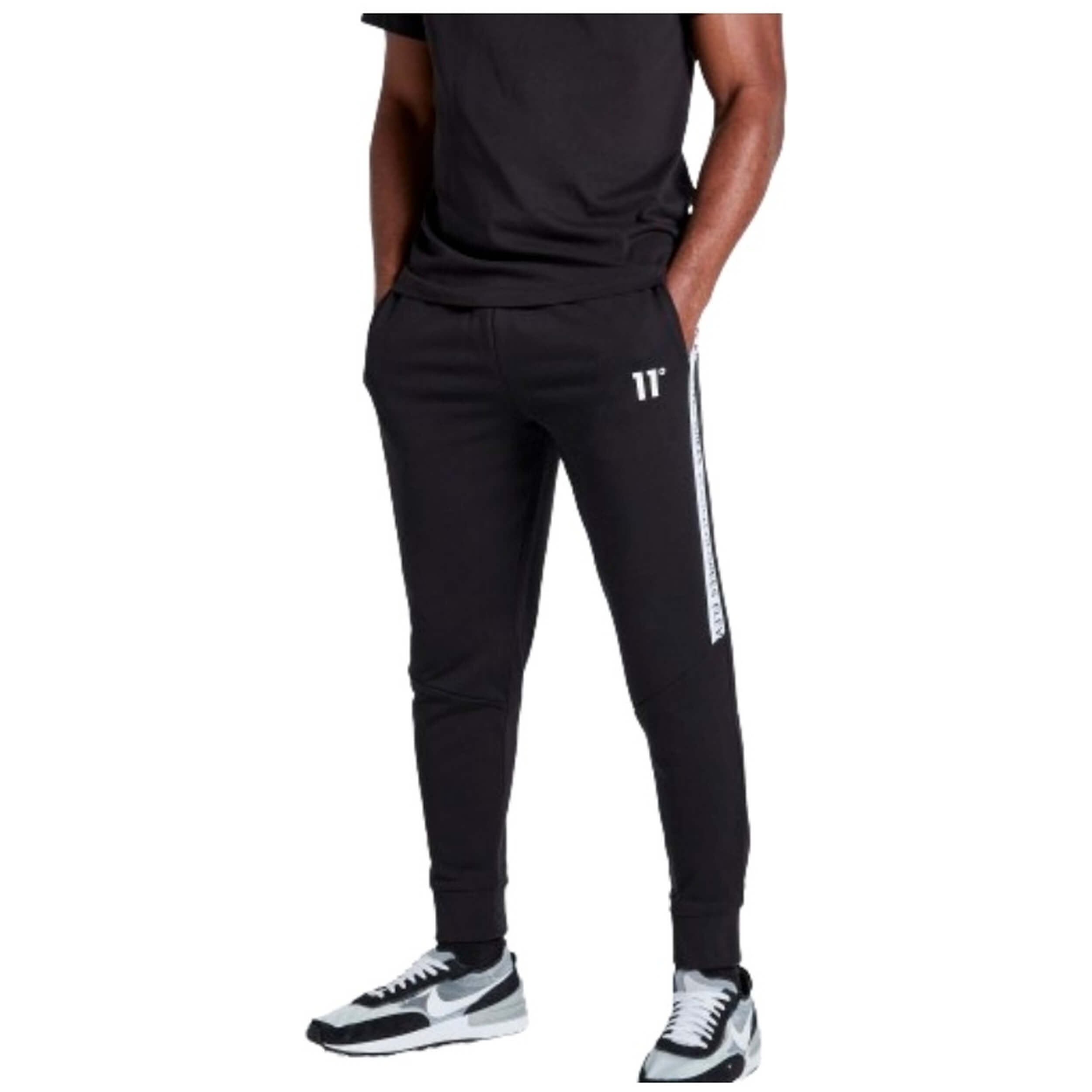 Pantalon Largo 11 Degrees Text Print Block -