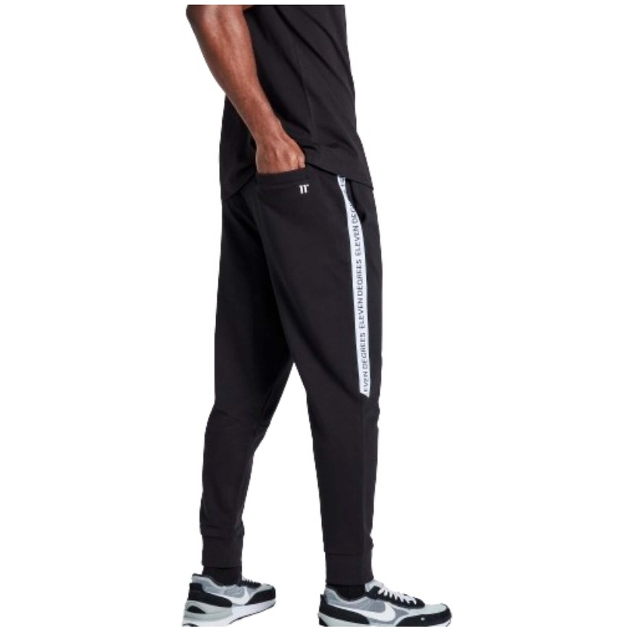 Pantalon Largo 11 Degrees Text Print Block -