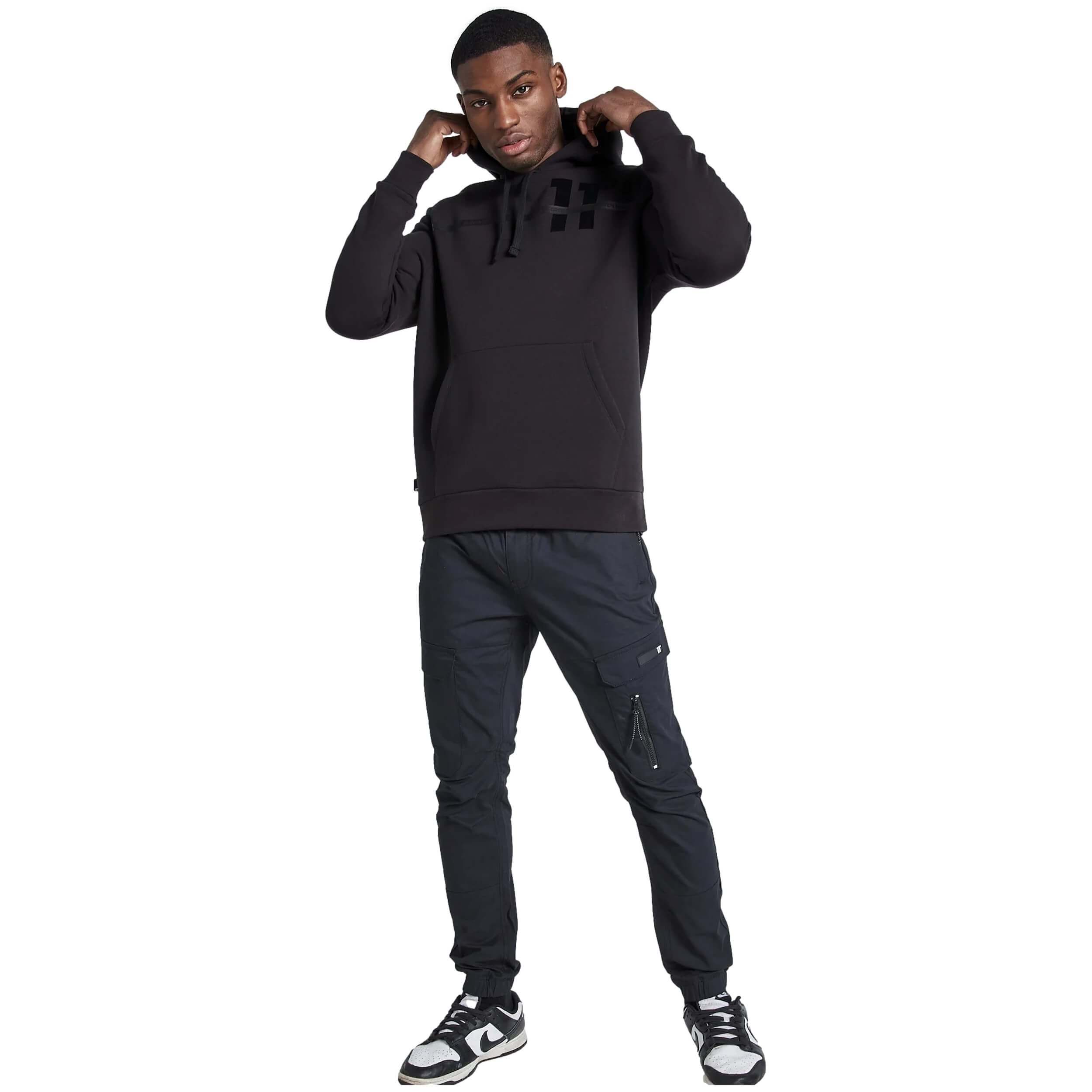 Sudadera Con Capucha 11 Degrees Flock Print Large Graphic -